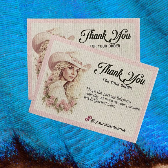 New 4x2.8 Inches Thank You Cards - Picture 3 of 11